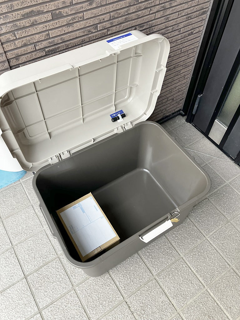 宅配ボックス ハードタイプ ブラウン 大容量 個人宅 宅配BOX