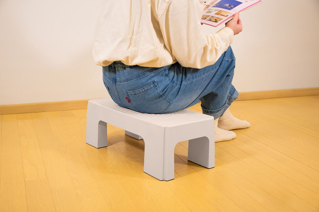 ステップスツール L 踏み台 昇降ステップ台 高さ20cm 広い天面と滑り止め仕様 耐荷重100kg